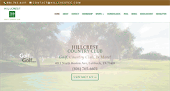 Desktop Screenshot of hillcrestcc.com